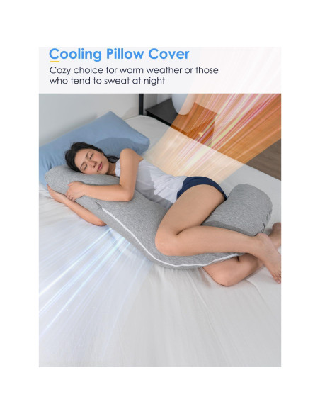 Almohada Corporal QUEEN ROSE 104 cm Soporte Lado Gris Almohada Corporal QUEEN ROSE 104 cm Soporte Lado Gris