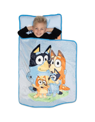 Colchoneta para Niños Bluey con Almohada y Manta 116.84x53.34cm