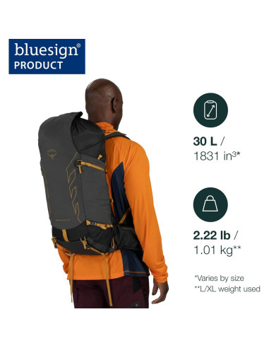 Mochila de senderismo Osprey Talon Velocity 30L Verde L/XL