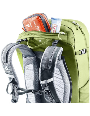 Mochila Deuter Trail Pro 33L Unisex para Senderismo Pradera-Gris