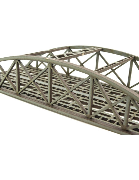 Puente Bowstring Doble Vía N-Gauge War World Scenics 200mm Puente Bowstring Doble Vía N-Gauge War World Scenics 200mm