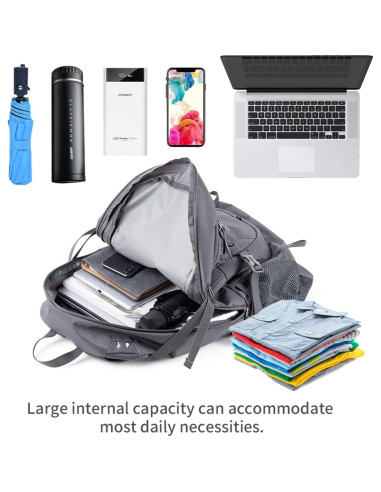 Mochila de Viaje NODLAND 40L Plegable Resistente al Agua