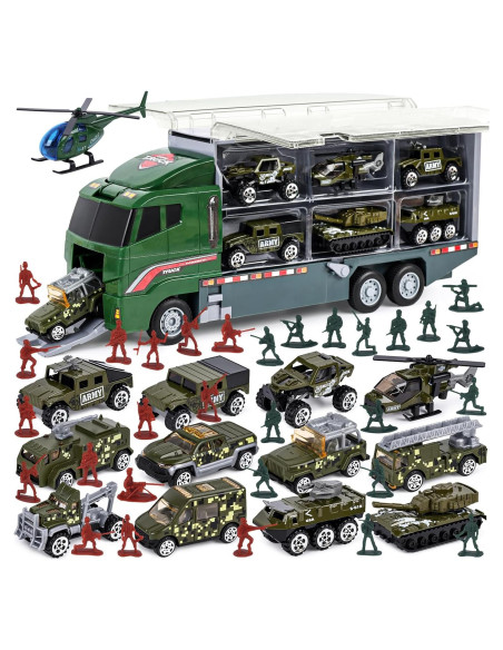 Conjunto Militar 44PCS LOVESTOWN - Camión y Soldados Conjunto Militar 44PCS LOVESTOWN - Camión y Soldados