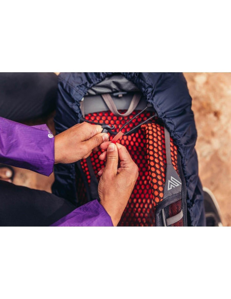 Cubierta de lluvia impermeable Gregory 30L-50L negra Cubierta de lluvia impermeable Gregory 30L-50L negra