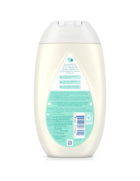 Loción Hidratante para Bebé Johnson's CottonTouch 403.6 ml Loción Hidratante para Bebé Johnson's CottonTouch 403.6 ml