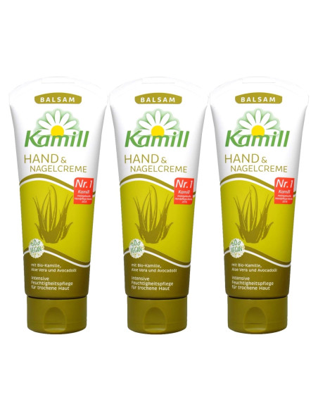 Crema de Manos y Uñas BALSAM 3x100ml con Aloe Vera y Manzanilla Crema de Manos y Uñas BALSAM 3x100ml con Aloe Vera y Manzanilla