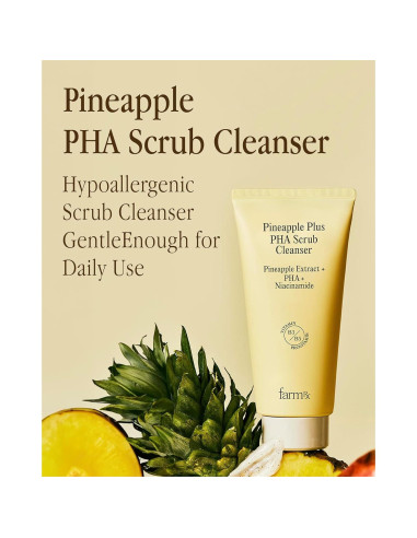 Limpiador Exfoliante Facial Farm Rx Piña Plus PHA 200ml - Suave y Brillante