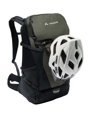 Mochila Vaude 28L Unisex Caqui con Sistema de Hidratación