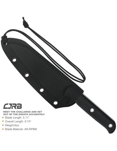 Cuchillo Táctico CJRB Silax AR-RPM9 Hoja Fija 12.7 cm