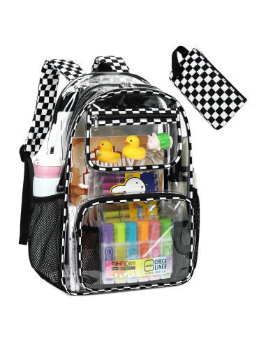 Mochila Transparente Bluboon para Niños 44.9x30.9cm 20L