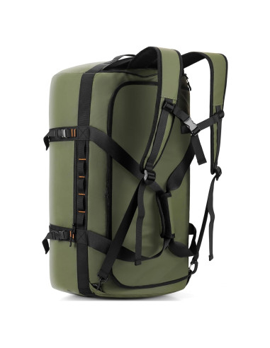 Bolsa de viaje impermeable 60L para hombres - Duffel verde