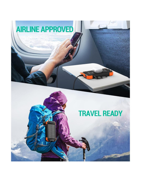 Cargador Solar Power Bank 10,000mAh BLAVOR Inalámbrico 20W Cargador Solar Power Bank 10,000mAh BLAVOR Inalámbrico 20W