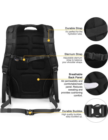 Mochila Táctica Mardingtop 40L para Senderismo y Camping