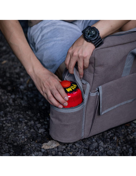 Funda de Lona Campingmoon para Estufa de 2 Quemadores 56x36cm Funda de Lona Campingmoon para Estufa de 2 Quemadores 56x36cm