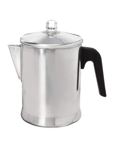 Cafetera Percoladora Primula de Aluminio 9 Tazas Plata