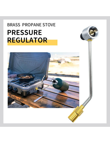Regulador de Presión de Gas Propano MENSI 15PSI para Estufas Regulador de Presión de Gas Propano MENSI 15PSI para Estufas