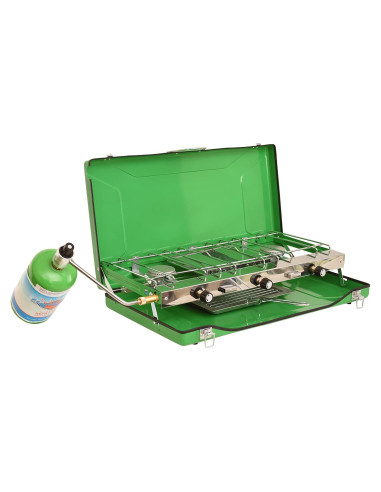 Estufa de Camping Flame King YSNBBQ-136M 3 Quemadores Propano