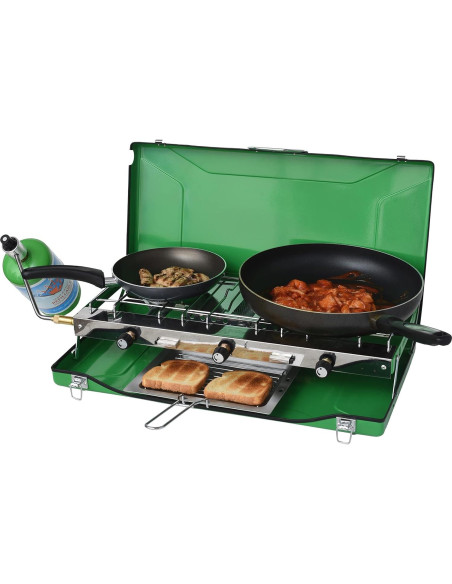 Estufa de Camping Flame King YSNBBQ-136M 3 Quemadores Propano Estufa de Camping Flame King YSNBBQ-136M 3 Quemadores Propano
