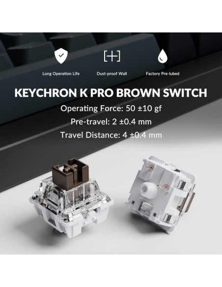 Teclado Mecánico Inalámbrico Keychron Q1 Pro 75% RGB Teclado Mecánico Inalámbrico Keychron Q1 Pro 75% RGB