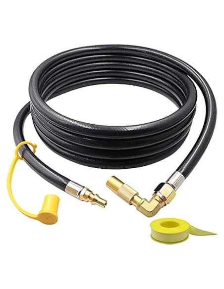 Manguera de Propano Rápida Blackstone 2.44m con Adaptador Manguera de Propano Rápida Blackstone 2.44m con Adaptador