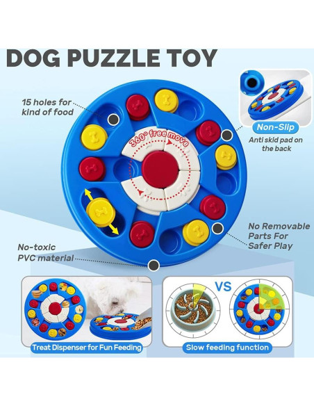 Rompecabezas Interactivo para Perros Joansan 25,5 cm Rompecabezas Interactivo para Perros Joansan 25,5 cm