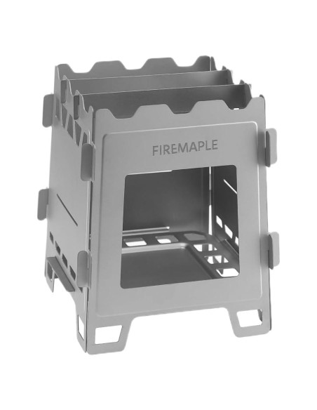Estufa de Madera Fortress Titanio Fire-Maple 219g Compacta Estufa de Madera Fortress Titanio Fire-Maple 219g Compacta
