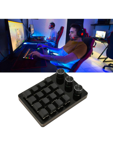 Teclado Macro Programable VBESTLIFE 16 Teclas Azul 0.35 kg Teclado Macro Programable VBESTLIFE 16 Teclas Azul 0.35 kg