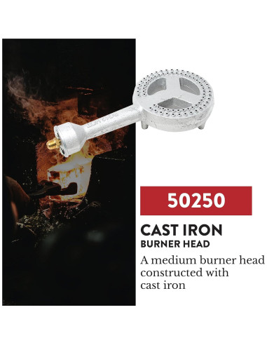 Cabezal de quemador de hierro fundido GasOne 50250 - Alta presión