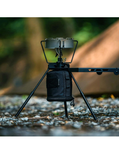 Soporte para Estufa de Camping Thous Winds TW1022-B Ajustable 10-36 cm