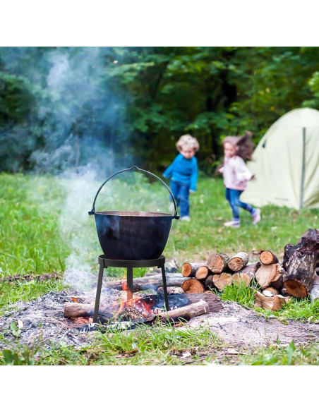 Trípode de Fogata Elsjoy Plegable para Cocina al Aire Libre Trípode de Fogata Elsjoy Plegable para Cocina al Aire Libre