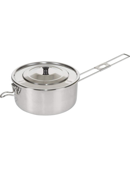 Olla de Cocina de Acero Inoxidable Stansport 1 Litro Olla de Cocina de Acero Inoxidable Stansport 1 Litro