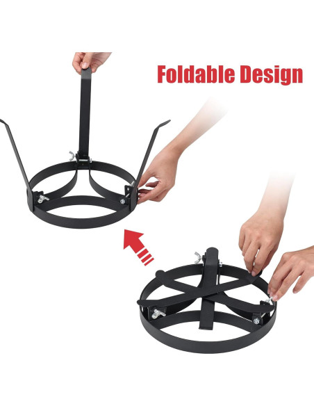 Trípode de Cocina ETICSIPA 25 cm Plegable para Fogata Trípode de Cocina ETICSIPA 25 cm Plegable para Fogata