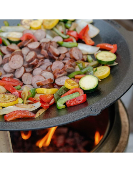 Wok de Hierro Fundido Solo Stove 45.7 cm para Bonfire y Yukon Wok de Hierro Fundido Solo Stove 45.7 cm para Bonfire y Yukon