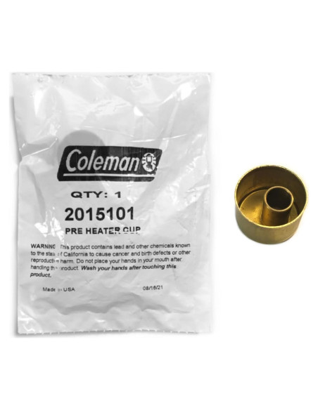 Taza de Precalentamiento Coleman para Faroles de Queroseno Taza de Precalentamiento Coleman para Faroles de Queroseno