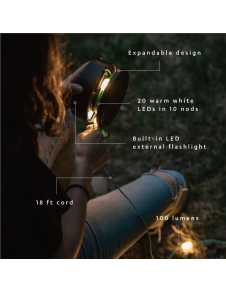 BioLite Luci Luces de Cadena Solar 5.5m + Cargador USB-A BioLite Luci Luces de Cadena Solar 5.5m + Cargador USB-A