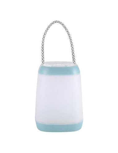 Luz Nocturna Recargable USB Hathdia, 3 Modos, Cian