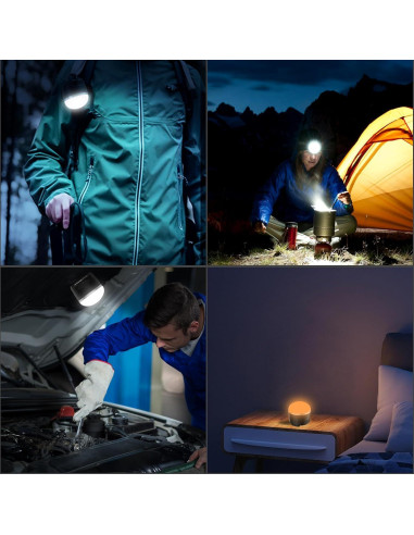 Linterna de Camping LED YINGWOND 1000LM Recargable 4000mAh
