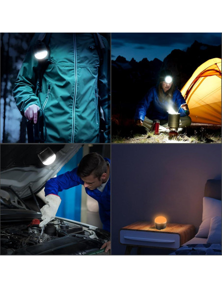 Linterna de Camping LED YINGWOND 1000LM Recargable 4000mAh Linterna de Camping LED YINGWOND 1000LM Recargable 4000mAh