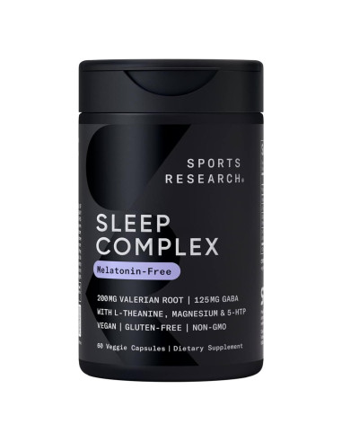 Complejo de Sueño Sports Research - Cápsulas Veganas 60 Unidades