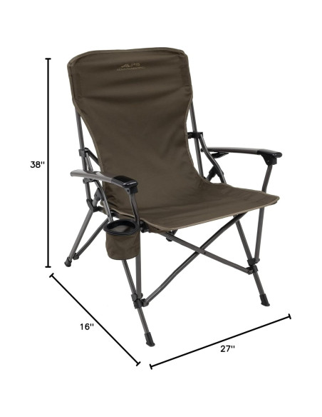 Silla de Ocio Plegable ALPS Mountaineering Arcilla 136 kg Silla de Ocio Plegable ALPS Mountaineering Arcilla 136 kg