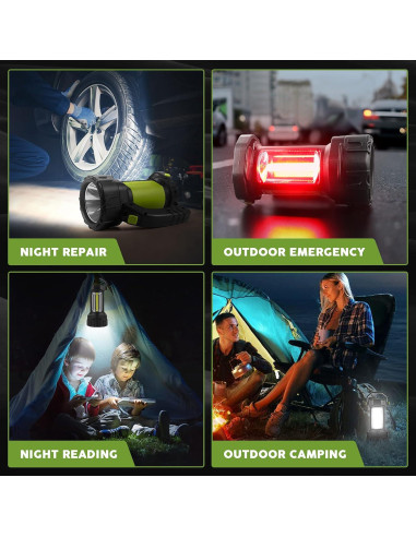 Linterna LED Recargable AlpsWolf 1200 Lúmenes IP65