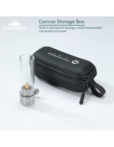 Linterna de Gas Campingmoon T-1D Portátil para Exterior