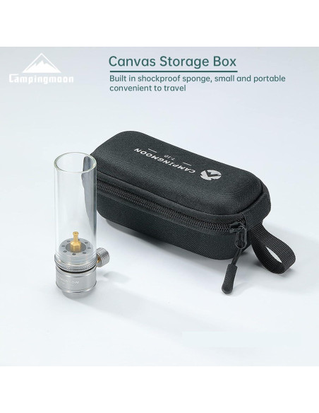 Linterna de Gas Campingmoon T-1D Portátil para Exterior Linterna de Gas Campingmoon T-1D Portátil para Exterior