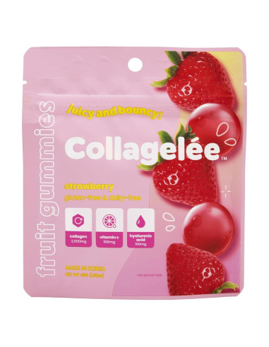 Gominolas de Colágeno Marino Collagelée con Vitamina C - Fresa