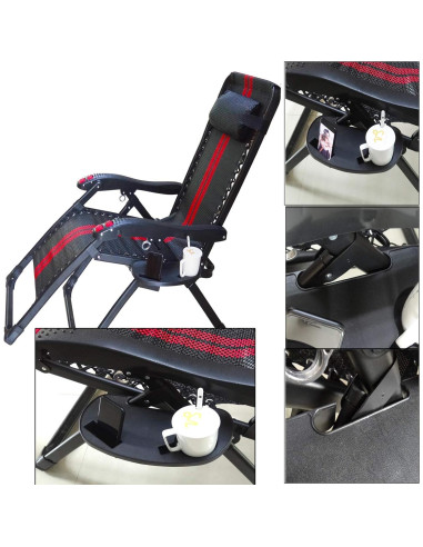 Soporte para Taza de Silla de Gravedad Cero Hanperal - Negro
