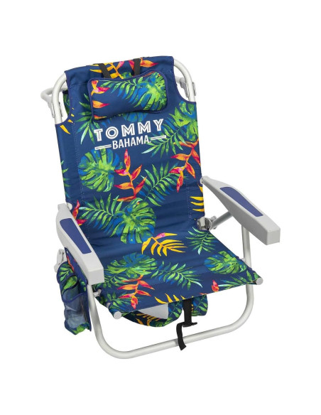 Silla de Playa Tommy Bahama 5 Posiciones Aluminio Verde Silla de Playa Tommy Bahama 5 Posiciones Aluminio Verde