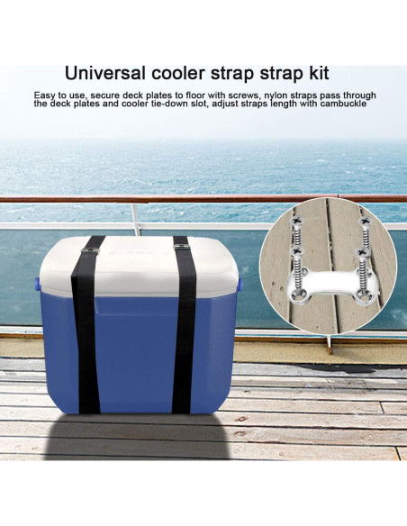 Kit de Correas de Sujeción Tirifer para Enfriador 199.4 cm Kit de Correas de Sujeción Tirifer para Enfriador 199.4 cm