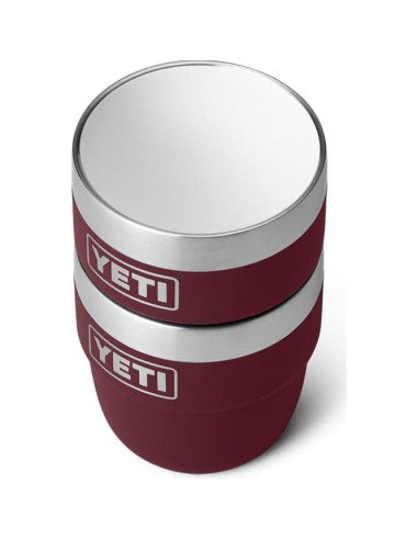 Tazas Apilables YETI 4 oz Acero Inoxidable Aisladas - Paquete de 2