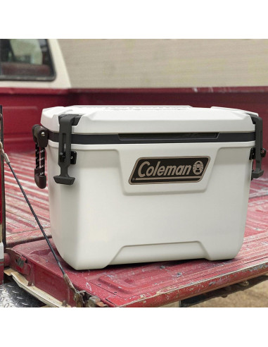 Enfriador Coleman Serie Convoy 55 Cuartos Aislado Blanco