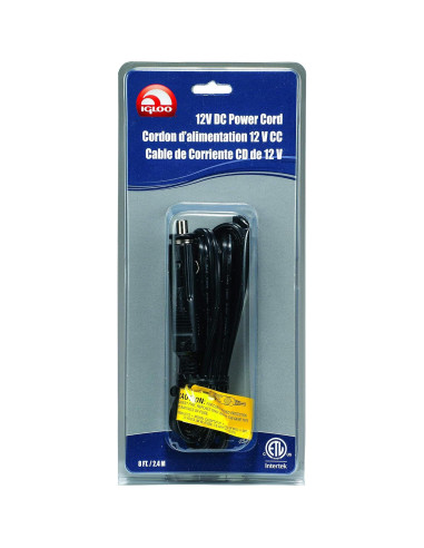 Cable de Alimentación 12V Igloo con Fusible Extra y Luz Indicadora